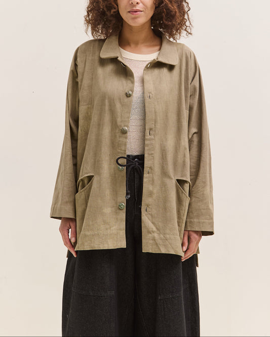 Gathering Farmer Shirt, Light Green