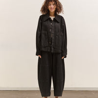 Gathering Farmer Jacket, Black