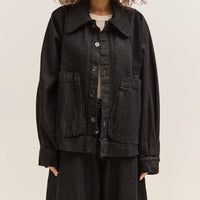 Gathering Farmer Jacket, Black