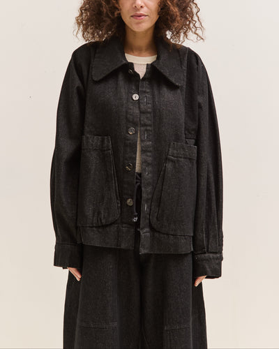 Gathering Farmer Jacket, Black