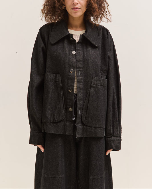 Gathering Farmer Jacket, Black