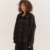 Gathering Farmer Jacket, Black
