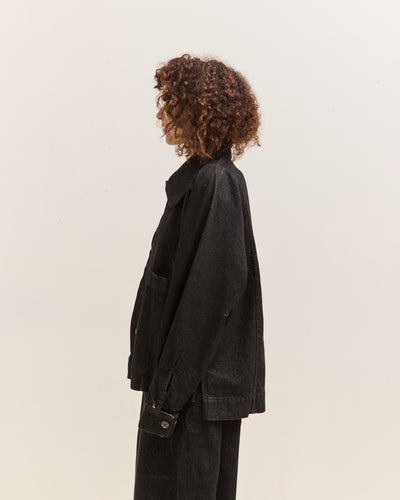 Gathering Farmer Jacket, Black