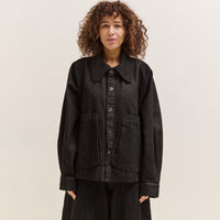 Gathering Farmer Jacket, Black