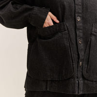 Gathering Farmer Jacket, Black