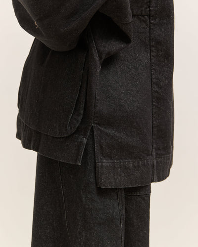 Gathering Farmer Jacket, Black