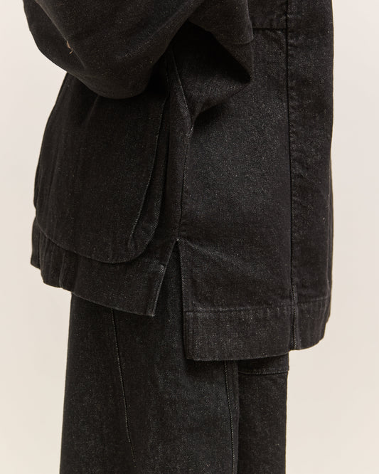 Gathering Farmer Jacket, Black