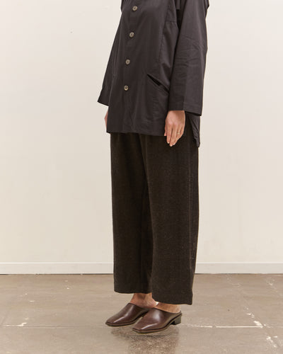 Gathering Farmer Pant, Black Brown