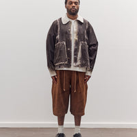 Gathering Farmer Jacket Unisex, Black/White