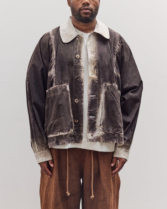 Gathering Farmer Jacket Unisex, Black/White