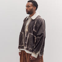 Gathering Farmer Jacket Unisex, Black/White