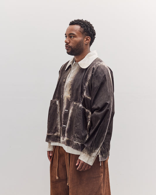 Gathering Farmer Jacket Unisex, Black/White