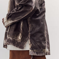 Gathering Farmer Jacket Unisex, Black/White