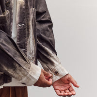 Gathering Farmer Jacket Unisex, Black/White