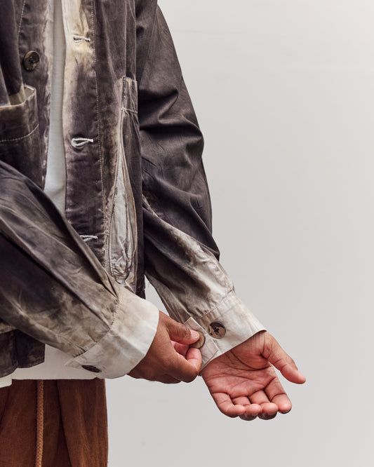 Gathering Farmer Jacket Unisex, Black/White