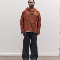 Fisherman Hoodie Unisex, Brown