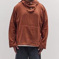 Fisherman Hoodie Unisex, Brown