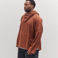 Fisherman Hoodie Unisex, Brown