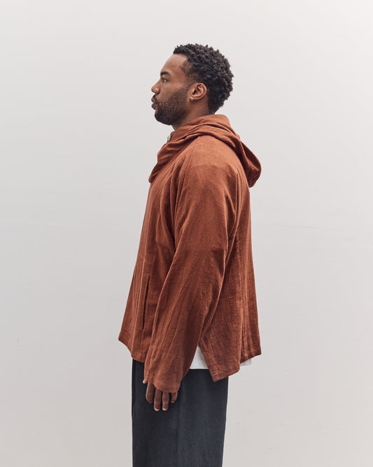 Fisherman Hoodie Unisex, Brown