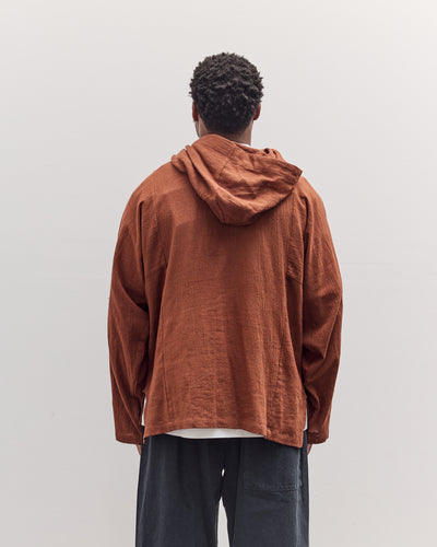 Fisherman Hoodie Unisex, Brown