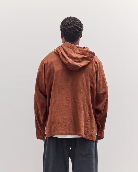 Fisherman Hoodie Unisex, Brown