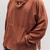 Fisherman Hoodie Unisex, Brown