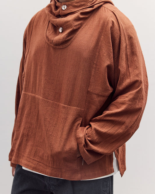 Fisherman Hoodie Unisex, Brown