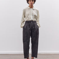 Gathering Farmer Pant, Grey