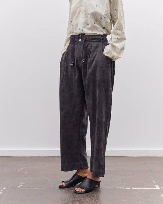 Gathering Farmer Pant, Grey