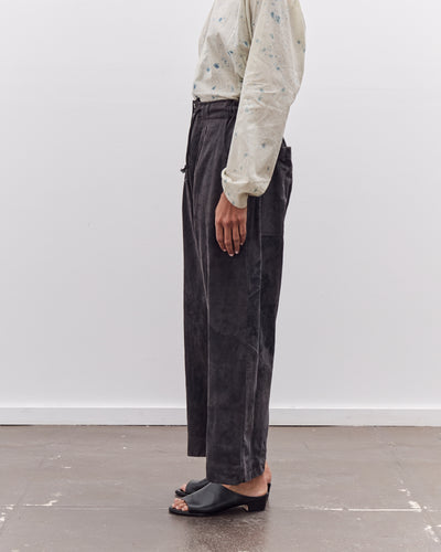 Gathering Farmer Pant, Grey