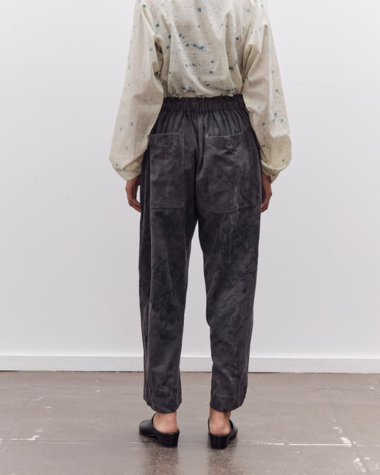 Gathering Farmer Pant, Grey