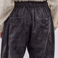Gathering Farmer Pant, Grey