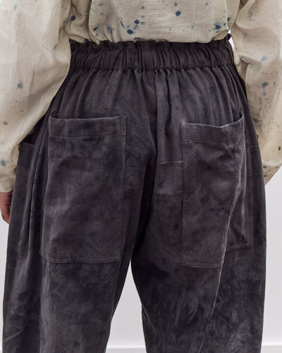 Gathering Farmer Pant, Grey