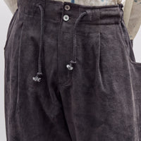Gathering Farmer Pant, Grey
