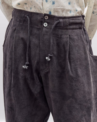 Gathering Farmer Pant, Grey