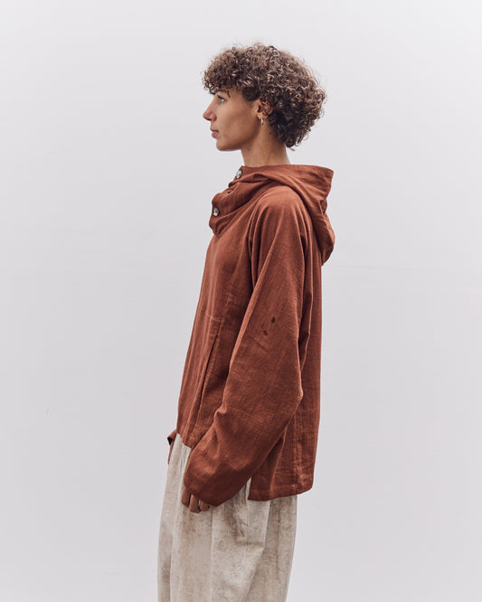 Gathering Fisherman Hoodie, Brown