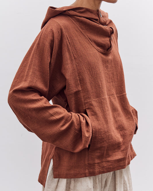 Gathering Fisherman Hoodie, Brown