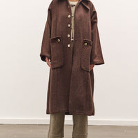Gathering Farmer Coat, Brown