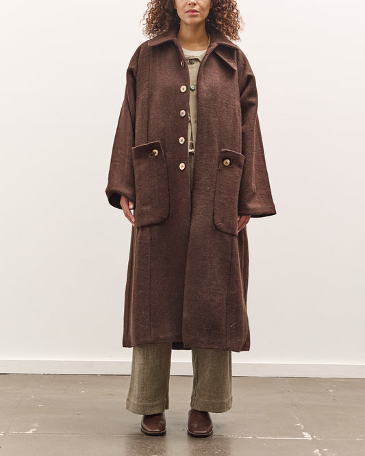 Gathering Farmer Coat, Brown
