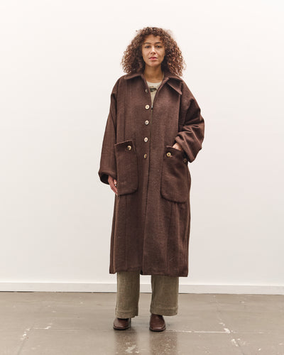 Gathering Farmer Coat, Brown