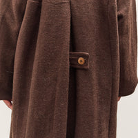 Gathering Farmer Coat, Brown