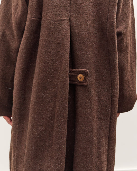 Gathering Farmer Coat, Brown