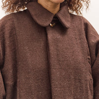 Gathering Farmer Coat, Brown