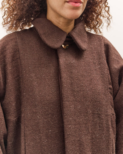 Gathering Farmer Coat, Brown