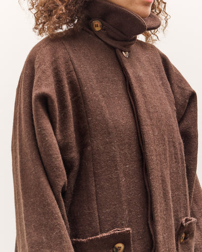 Gathering Farmer Coat, Brown