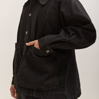 Gathering Farmer Jacket Unisex, Black