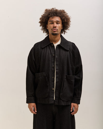 Gathering Farmer Jacket Unisex, Black