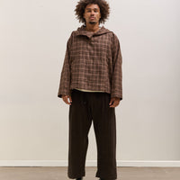 Gathering Farmer Pant Unisex, Black Brown