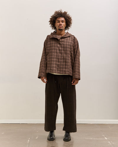 Gathering Farmer Pant Unisex, Black Brown