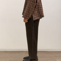 Gathering Farmer Pant Unisex, Black Brown